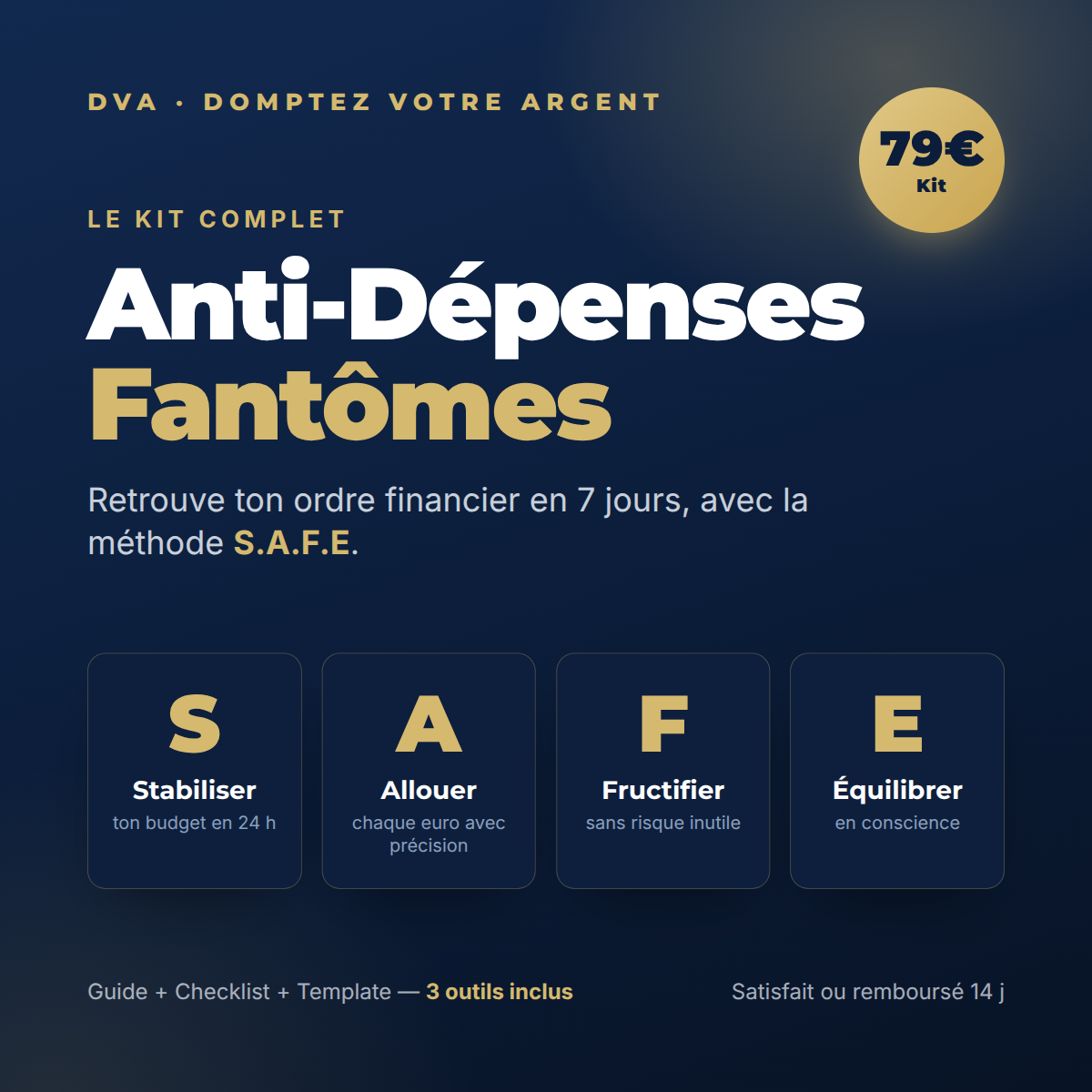 Kit Anti-Dépenses Fantômes — Retrouve ton ordre financier